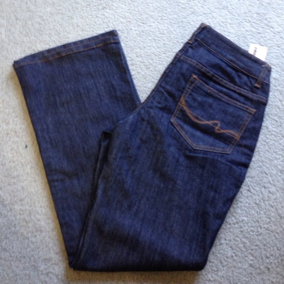 Boot Cut Dark Jeans