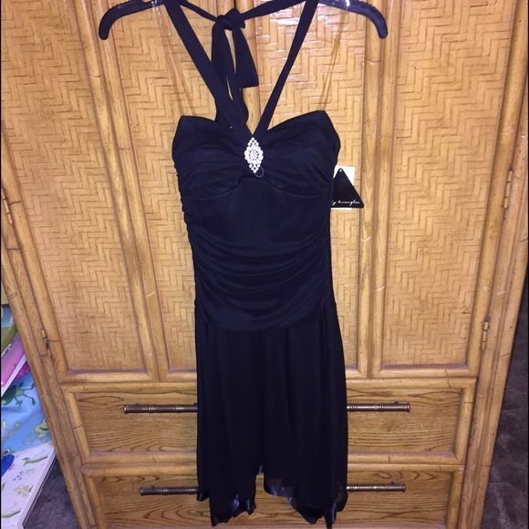 Black City Triangle Dress