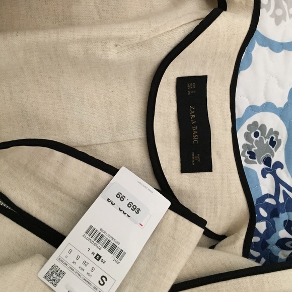 Zara Basic piped jacket. - Picture 3 of 3