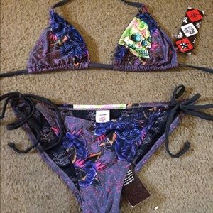 Ed hardy two piece. Sold on mercari