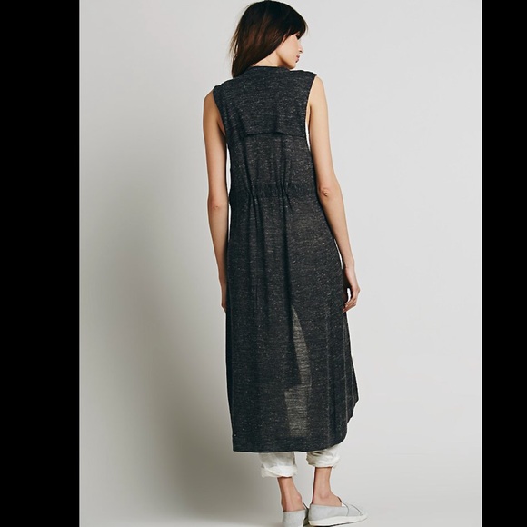 💜bundled Free People knit maxi vest - Picture 2 of 4