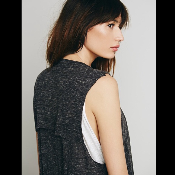 💜bundled Free People knit maxi vest - Picture 4 of 4