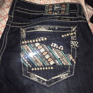 Size 34 Miss Me's trade for Michael Kors or Coach.