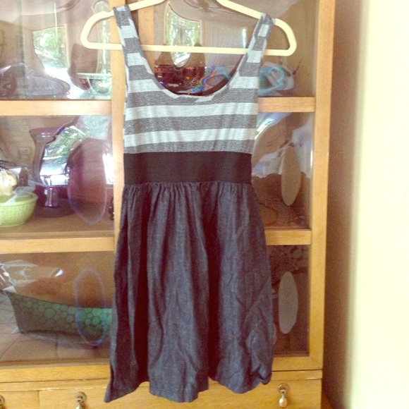 Denim sparkly dress!