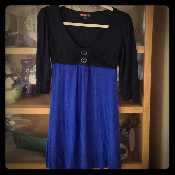 Cute black and blue dress