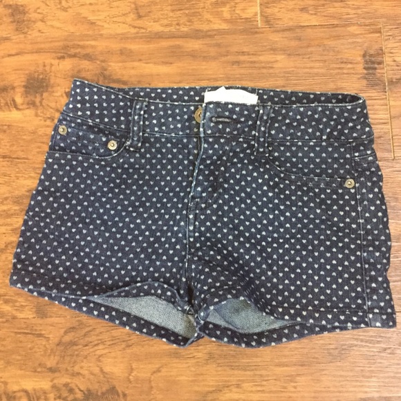 Forever 21 girls heart flower shorts