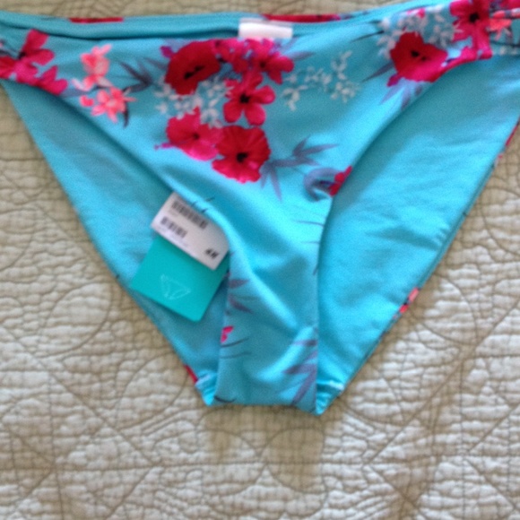 Aqua bikini bottom
