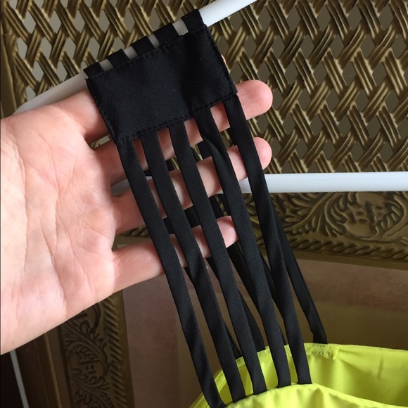 Beautiful neon yellow/green boutique top, medium - Picture 2 of 4