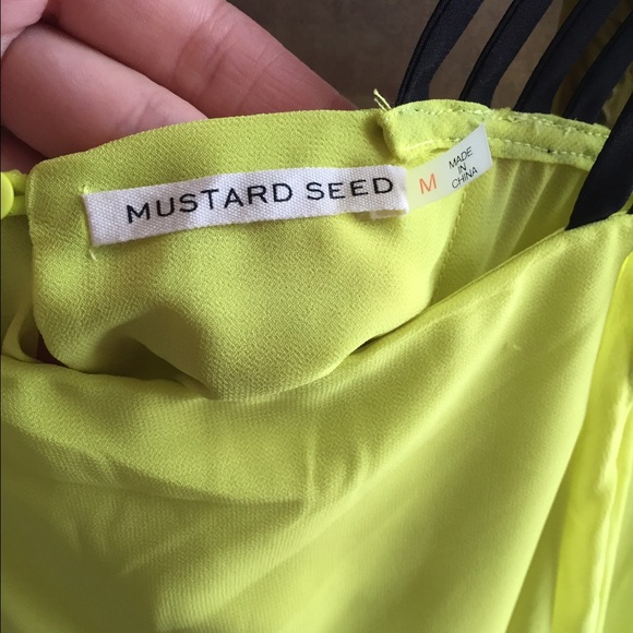 Beautiful neon yellow/green boutique top, medium - Picture 4 of 4