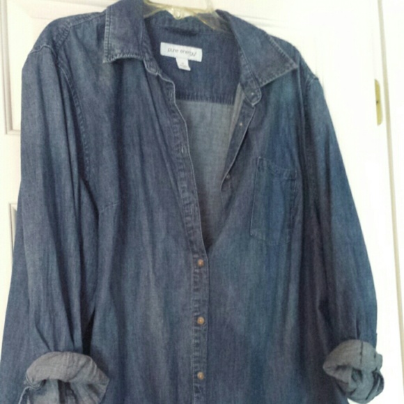 Chambray Top