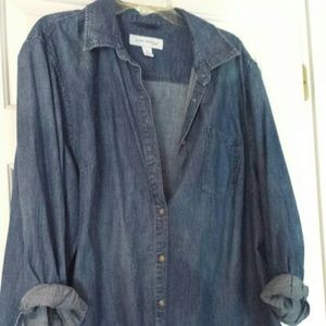 Chambray Top