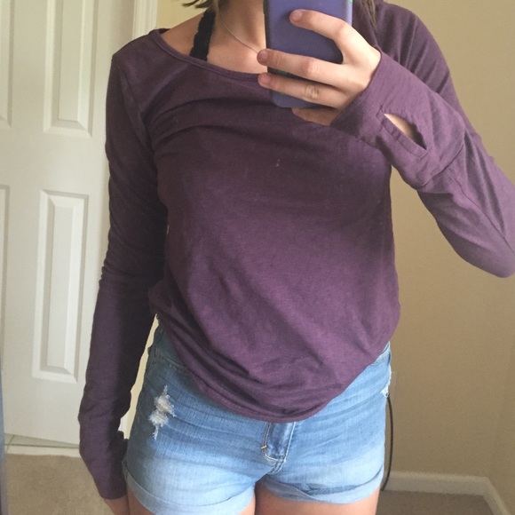 Fabletics Long-Sleeve Plum Shirt