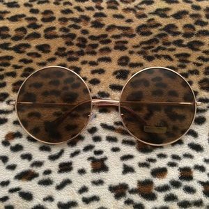 Oversized circle glasses!