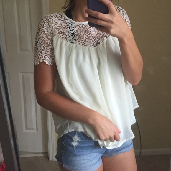 White Blouse From Pac Sun