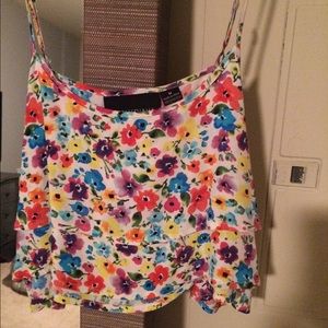 MinkPink Wild Flower Patch Crop Top