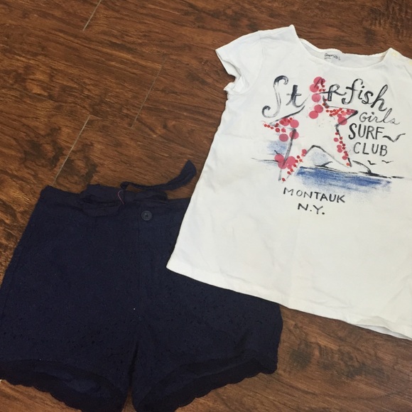 Shorts and matching shirt