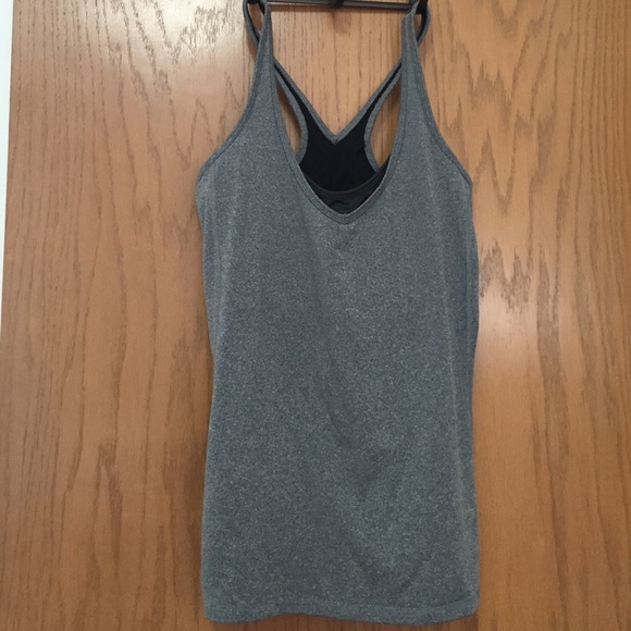 **NO TRADES** Lucy workout tank in gray size M.