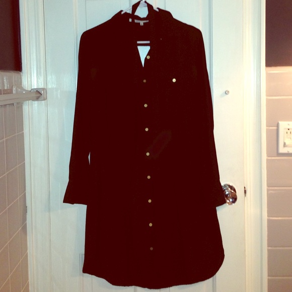 Rachel Roy Sz 6 Detailed Back Shirt Dress
