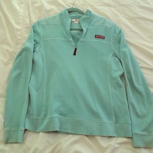 Turquoise Over-Dyed Shep Shirt