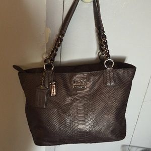 Coach brown purse