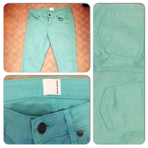Rich & Skinny Denim - 🎉Lowest price! Rich & Skinny Aqua Crop Jeans🎉