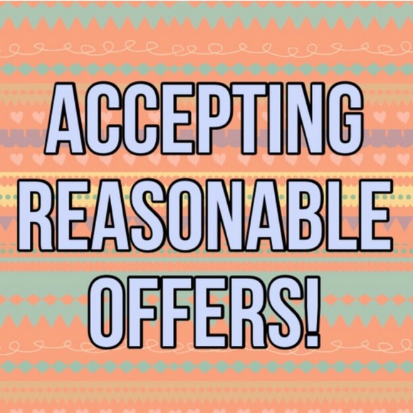 Open to reasonable offers!