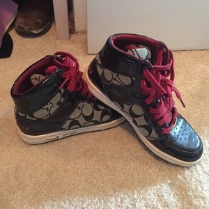 Coach high top women's shoe!