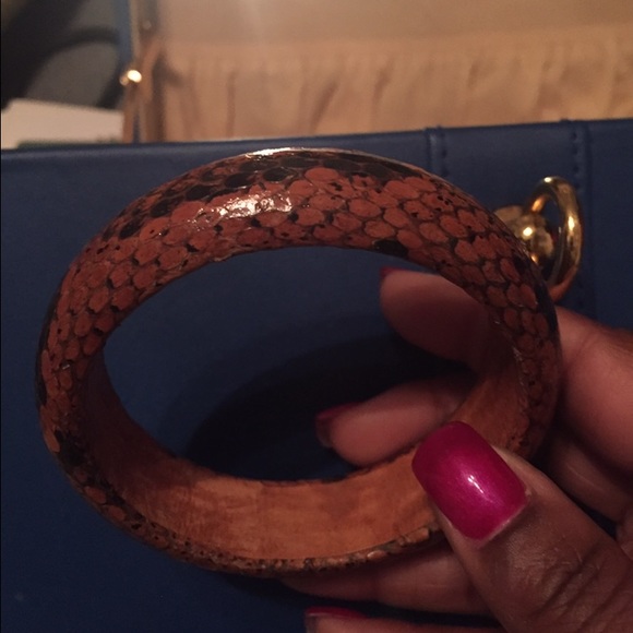 Snakeskin bracelet