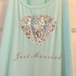 Adorable just married tank!
