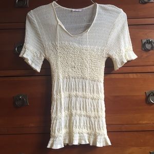 Cream Chloé Boho Top