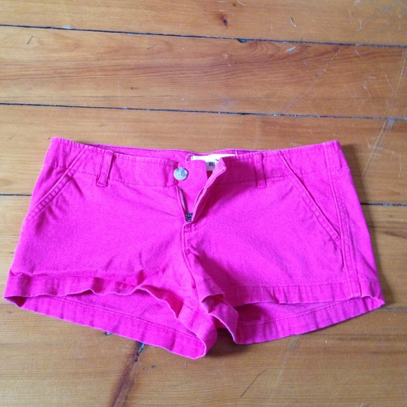 Pink Hollister shorts