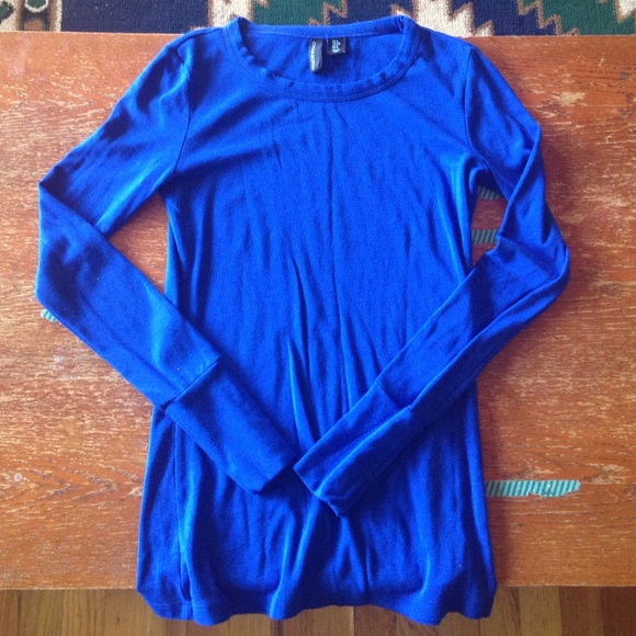 Cynthia Rowley blue long sleeved T