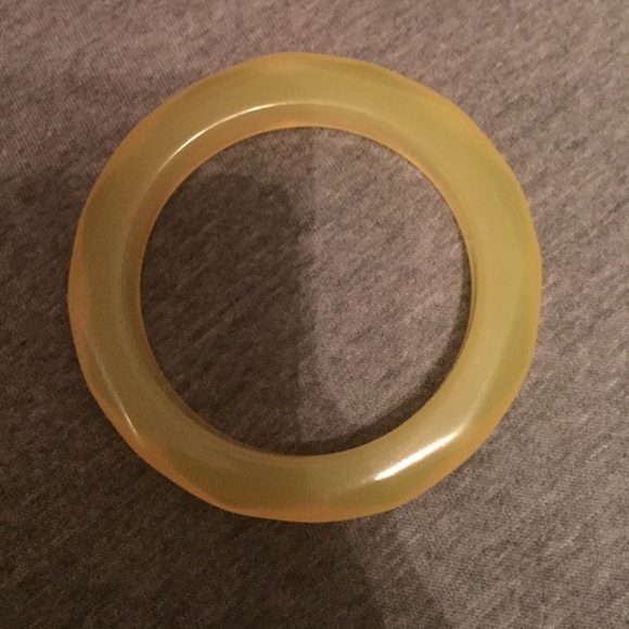 Yellow & clear bracelets