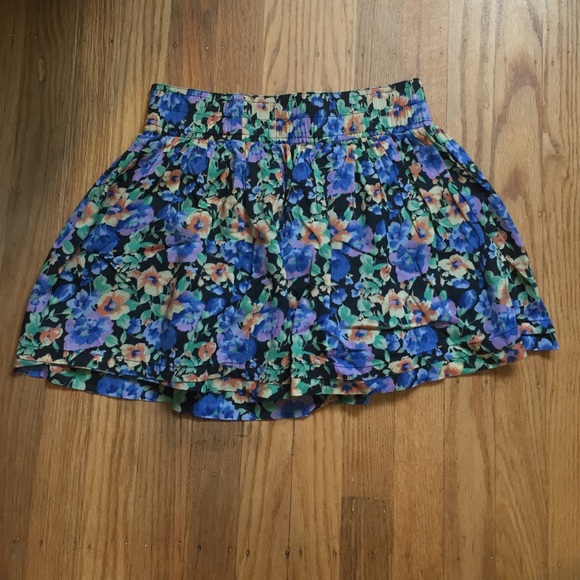 floral skirt