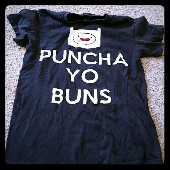 "Puncha yo buns " adventure time tee shirt