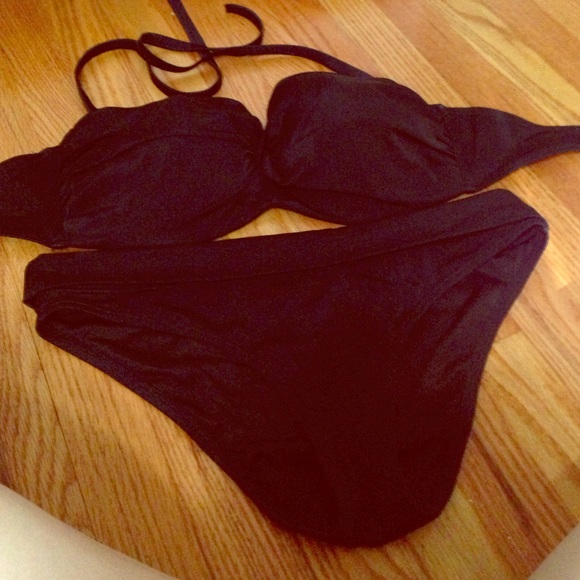 Victoria Secret Bandeau Bathing Suit Sz 36D/M