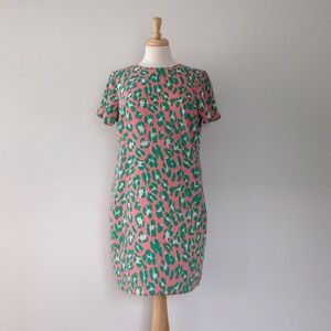 Animal Print Shift Dress