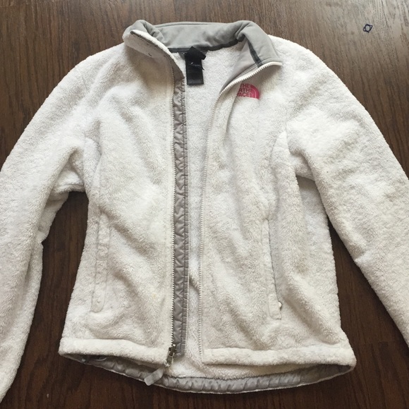 White Fleece North Face