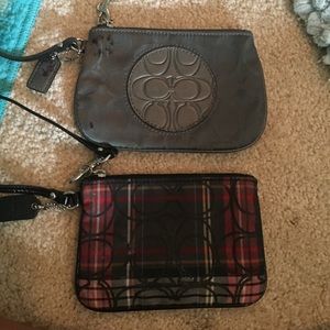 Coach authentic wristlet