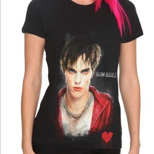 Black warm bodies tee