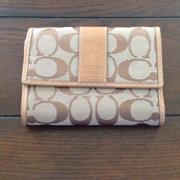 Authentic coach wallet