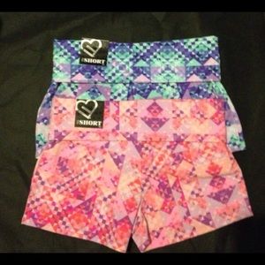 Bundle of two new yoga shorts