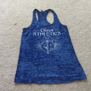 Cheer Athletics razor back tank top!