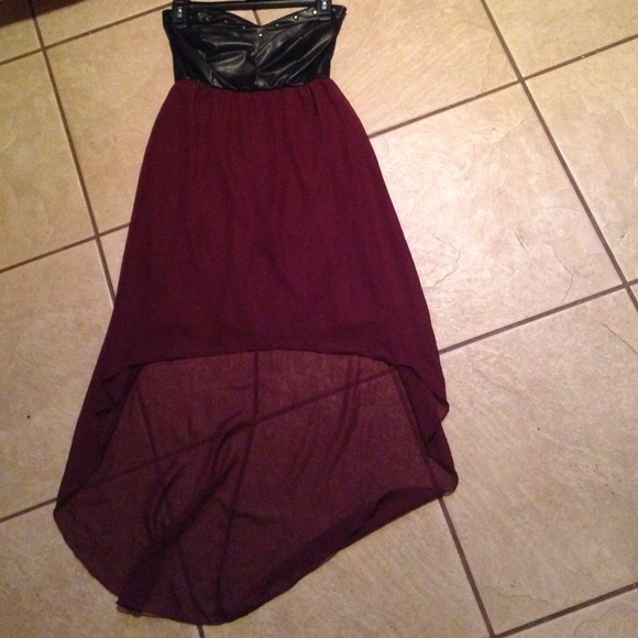 Strapless dress