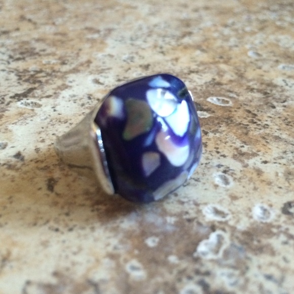 Large blue ring