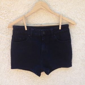 BDG High Waisted Black Shorts