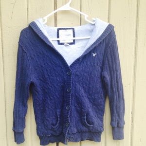Navy blue American eagle sweater