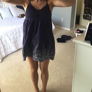 Navy blue dress