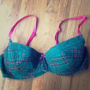 Plaid  Bra