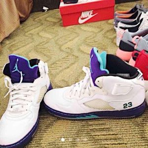 Jordan Fusion Grape 5's